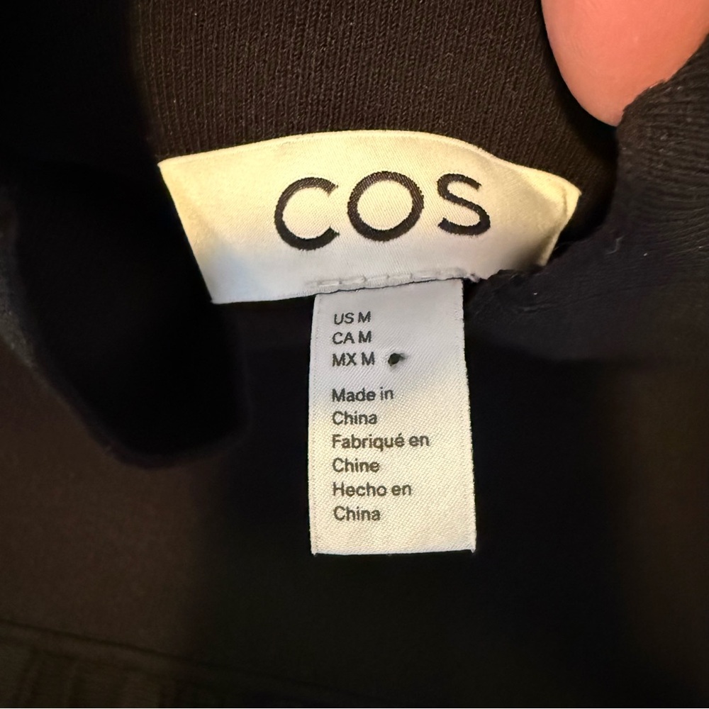 COS Black Maxi Turtleneck Dress - Picture 6 of 16